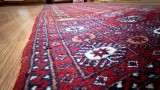 Covor Oriental Bokhara Manual 156x94 cm - L&acirc;nă 100%, Model Gul