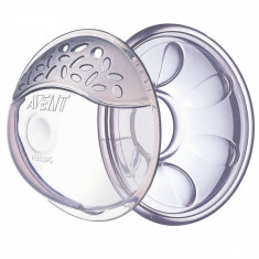 Set 6 piese protectii pentru mameloane Philips Avent SCF157/02, Transparent foto