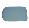 Geam oglinda Bmw Seria 5 (E39) 10.1997-06.2004, Seria 7 (E38) 04.1994-12.2001 partea dreapta Best Auto Vest Albastra Asferica Cu incalzire; 166x105mm