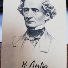 Carte postala Hector Berlioz, necirculata, ed. Stengel, litografie, stare buna