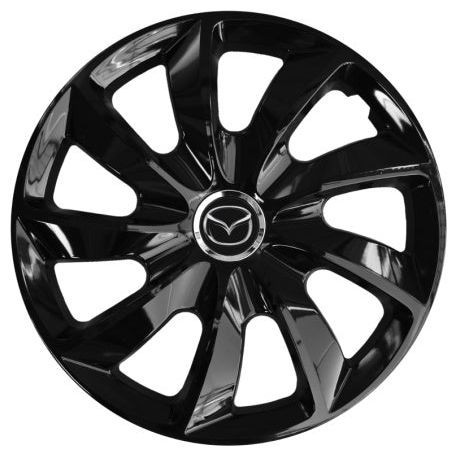 Set 4 Capace Roti 17 inchi (R17), Stig Negru Lucios, Compatibil cu Mercedes-Benz