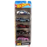 Set 5 masinute Hot Wheels, Nightburnerz, JBJ87