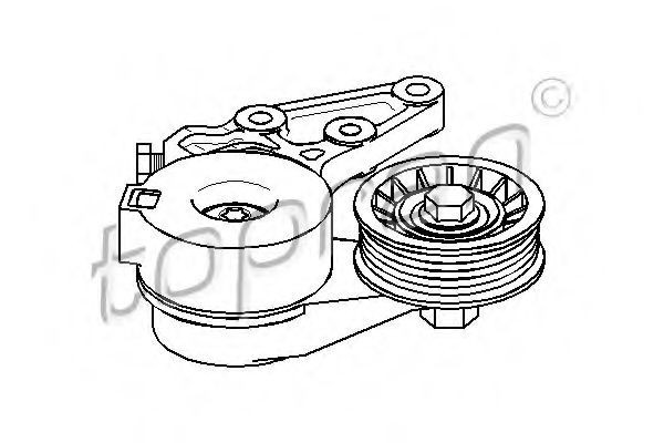 Intinzator curea transmisie VW MULTIVAN V (7HM, 7HN, 7HF, 7EF, 7EM, 7EN) (2003 - 2015) TOPRAN 109 804