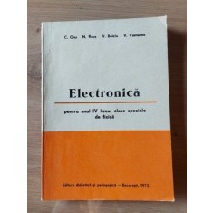 Electronica pentru anul 4 liceu,clase speciale de fizica C.Onu,N.Reus