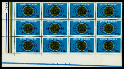 1975 LP 881The 100th Anniversary of the Metric Convention x12 MNH Mi: RO 3263 foto