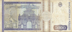 Romania (65) - 5000 Lei 1993 foto