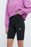 Cumpara ieftin Adidas Originals short de ciclism Essentials Short Leggings de damă, culoarea negru, uni, cu talie &icirc;naltă HZ7261