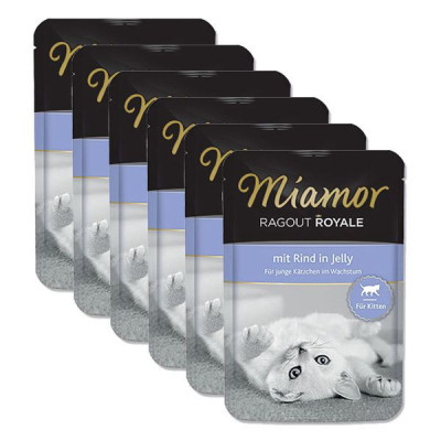 MIAMOR Ragout Kitten carne de vită &amp;icirc;n pungă de aluminiu 6 x 100 g foto