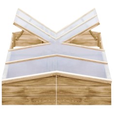 Sere, 2 buc., 200 x 50 x 35 cm, lemn de pin tratat