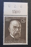 Germania (Grossdeutsches Reich 1944) "Centenarul Dr. Robert Koch" cu Margine Superioară "15,00") &amp; Marcaj &icirc;n Relief (12+38Pf , MNH) CLK1