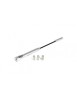 Antena Auto Exterior Universala Cromata 16.5CM Cu 3 Adaptoare (4-5-6MM)