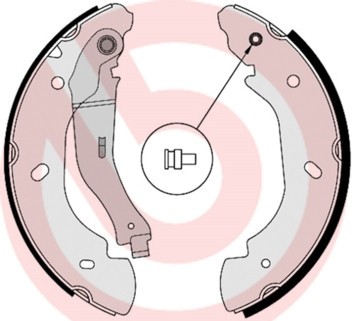 BREMBO S 24 538 ESSENTIAL LINE Set saboti frana foto