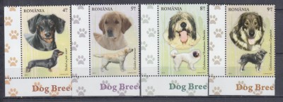 ROMANIA 2012 LP 1949 RASE DE CAINI SERIE MNH foto
