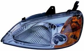 Far Honda Civic 4-Usi Sedan (JP) 02.2001-12.2003 DEPO partea Stanga cu bec H4 foto