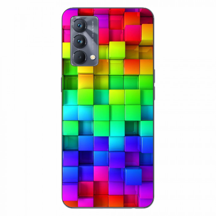 Husa Realme GT Master 5G Silicon Gel Tpu Model Colorful Cubes