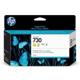 HP original ink P2V64A, HP 730, yellow, 130ml