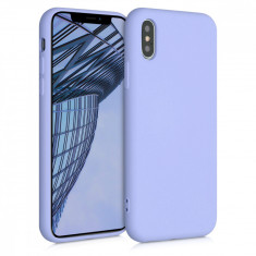 Husa pentru Apple iPhone X / iPhone XS, Silicon, Mov, 52975.139