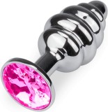 Dildo metalic Twist S Rose Silver