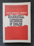 GRAMMATICAL CATEGORIES OF ENGLISH - Taina Dutescu-Coliban