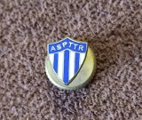 Insigna (model vechi) fotbal - "ASPTTR&rdquo; Asociația Sportiva Poștă și Telecomunicații ROMANIA (PTTR)