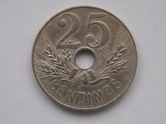 25 CENTIMOS 1927 SPANIA foto
