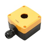 Carcasa de comanda pentru 1 buton, galbena, IP68, 78x78x54 mm, Breckner
