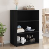Cumpara ieftin Servantă, negru, 70x41x93 cm, lemn prelucrat