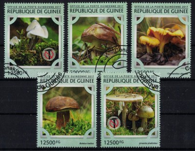 GUINEEA 2017 - Ciuperci/ serie completa foto