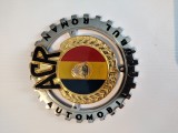 Emblema Placheta bronz ACR: Automobil Clubul Roman, Republica Socialista Romania