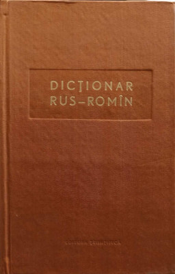 DICTIONAR RUS-ROMAN-GH. BOLOCAN foto