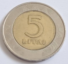 Lituania, 5 Litai 1999