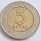 Lituania, 5 Litai 1999