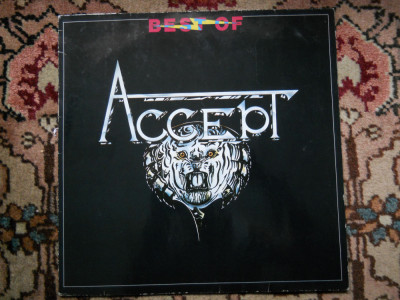 Disc vinil-Accept&amp;quot;Best of Accept&amp;quot;,stereo,Germania 1983 BRAIN811 994-1 foto