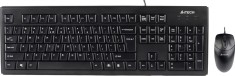 Kit TASTATURA si Mouse A4TECH, &quot;KRS-83+OP-720&quot;, cu fir, 104 taste format standard, mouse 1000dpi, 3/1 butoane, negru, &quot;KRS-8372-USB&quot; (timbru verde 0.8