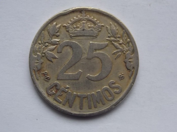 25 CENTIMOS 1925 SPANIA