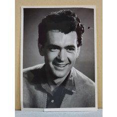 ACTORUL IURIE DARIE , FOTOGRAFIE DIN TINERETE , PORTRET , ANII &#039;60