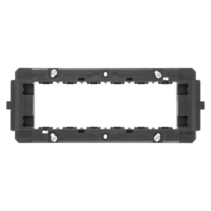 Suport pentru sistemul de rame Gewiss System GW24230-1BL, 6 module