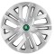 Set 4 capace roti 14``Raven Gri, pentru Skoda Verde