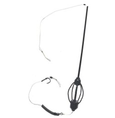 Montura pescuit crap cu momitor 55g cu autointepare,carlig legat pe fir de par