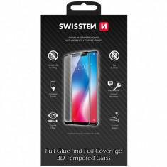 Folie Protectie Ecran Swissten pentru Xiaomi Mi 10T 5G, Sticla securizata, Full Face, Full Glue, 0.2mm, 3D, 9H, Neagra