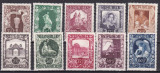 Austria 1947 arta MI 812-821 MNH