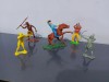 Lot 5 figurine de plastic vintage &ndash; indieni și cowboy. (lot 1)