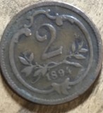 MNDSTR AUT21 Austro-Ungaria 2 hellar 1894