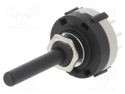 Comutator rotativ Poz 4 0,3A/125VAC 1A/30VDC 30&amp;deg; CANAL ELECTRONIC foto