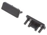 Obturator Negru pentru Profile LED, 20 buc.