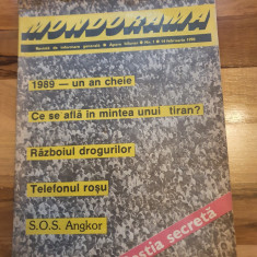 revista mondorama 14 februarie 1990 anul 1,nr. 1-prima aparitie,art. revolutia