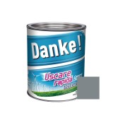 Vopsea alchidica pentru lemn / metal, Danke! Uscare Rapida, interior / exterior, gri metal, 0.75 L