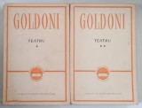 TEATRU , VOLUMELE I - II de CARLO GOLDONI , 1959 *MINIMA UZURA
