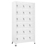 Cumpara ieftin Dulap vestiar cu 18 compartimente, 90x40x180 cm, metal