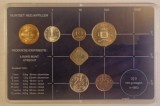 Set Monede Antilele Olandeze, Netherlands Antilles, 1983, 6 monede, 1 jeton